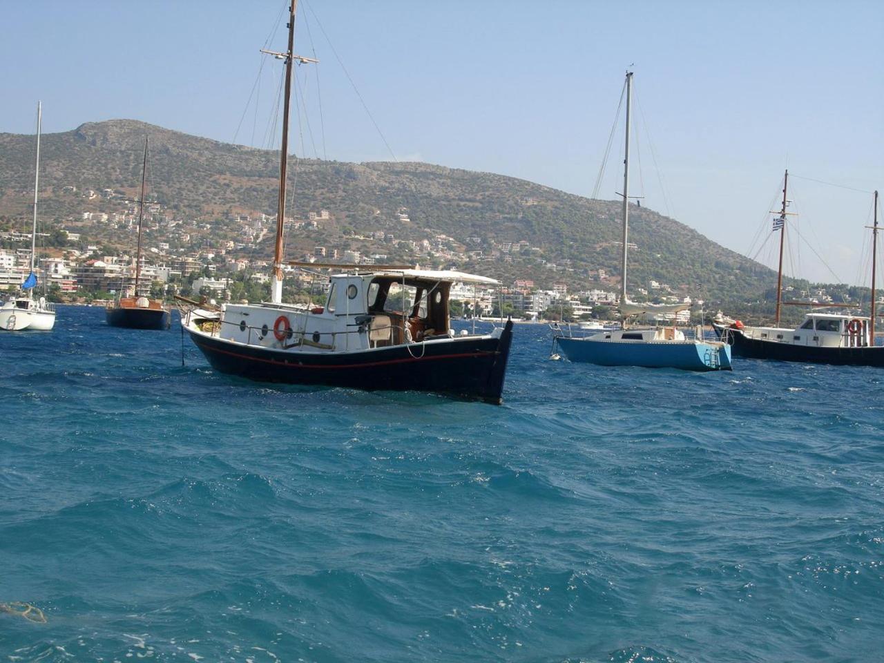 The Mirador Boutique Villa With Scenic Sea View Porto Rafti Bagian luar foto