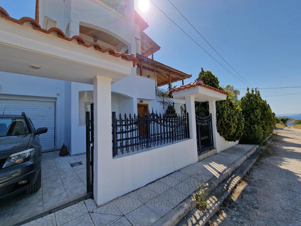 The Mirador Boutique Villa With Scenic Sea View Porto Rafti Bagian luar foto