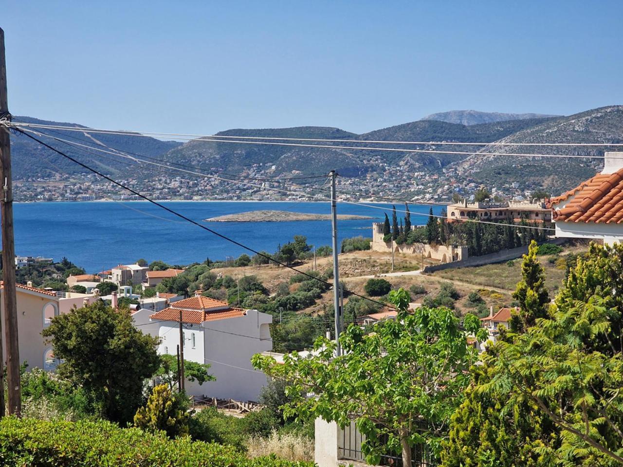 The Mirador Boutique Villa With Scenic Sea View Porto Rafti Bagian luar foto