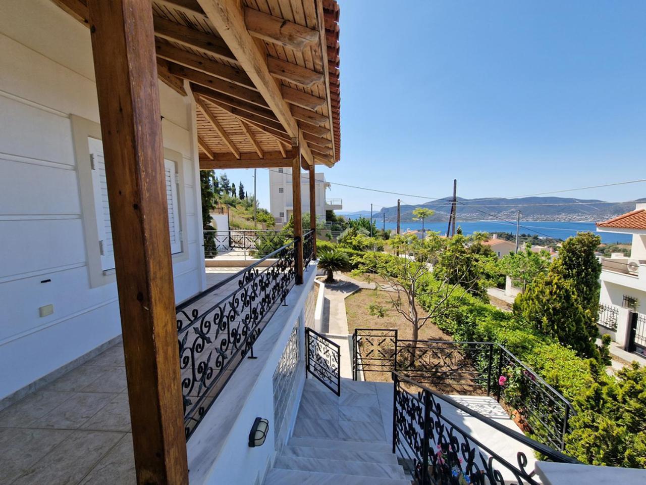 The Mirador Boutique Villa With Scenic Sea View Porto Rafti Bagian luar foto