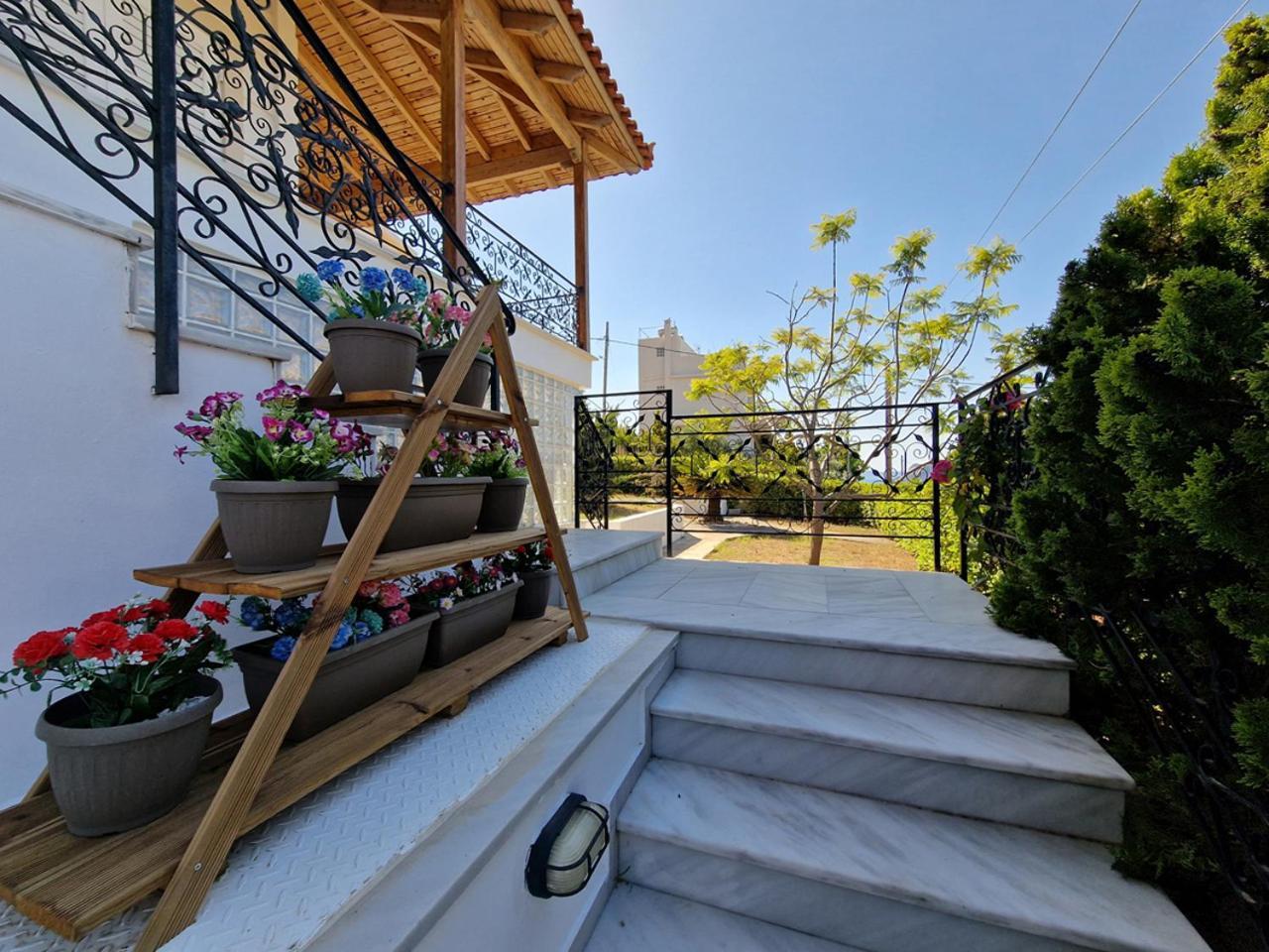 The Mirador Boutique Villa With Scenic Sea View Porto Rafti Bagian luar foto