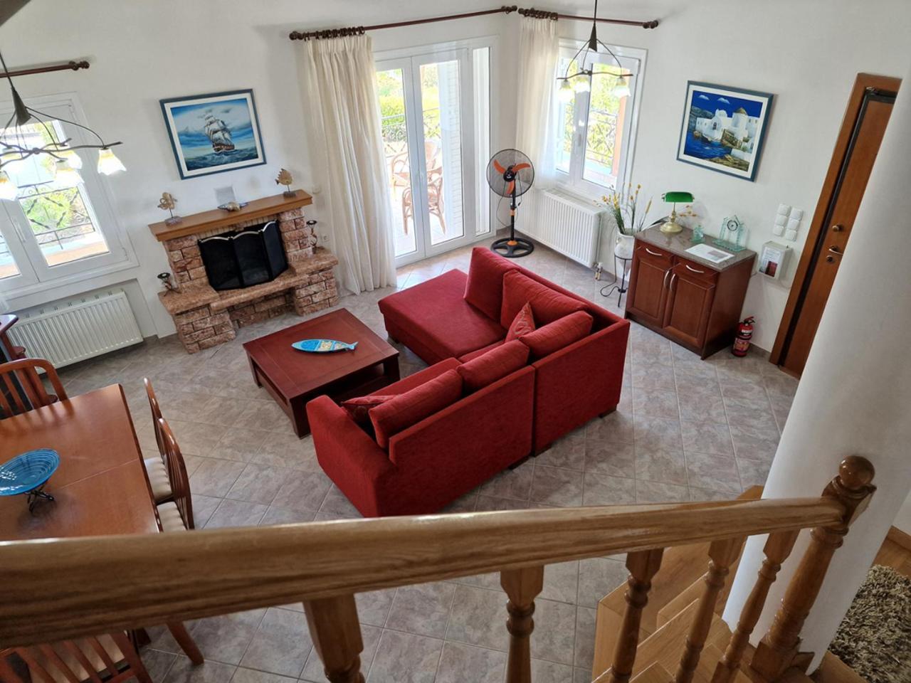 The Mirador Boutique Villa With Scenic Sea View Porto Rafti Bagian luar foto