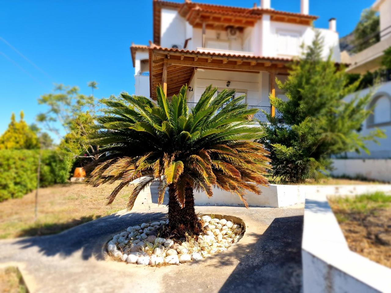 The Mirador Boutique Villa With Scenic Sea View Porto Rafti Bagian luar foto